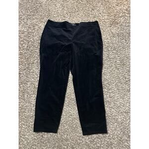 Talbots Velvet Heritage Pants 22W